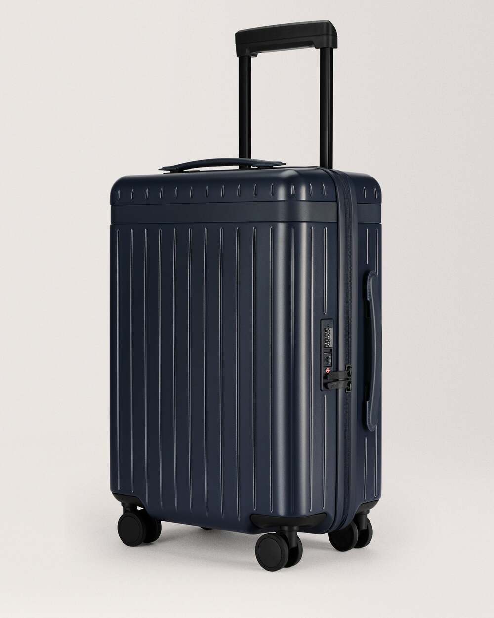 Carl Friedrik Carry-On Core Zipper Suitcase 39L Navy/Navy NEW Authentic